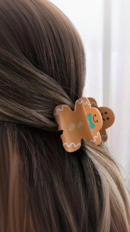 GINGERBREAD CLAW CLIP