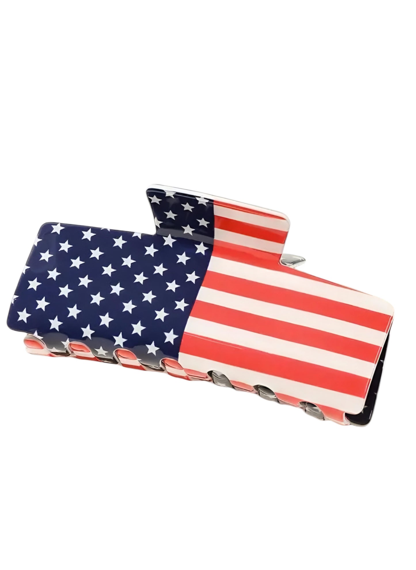 LARGE AMERICAN FLAG CLAW CLIP