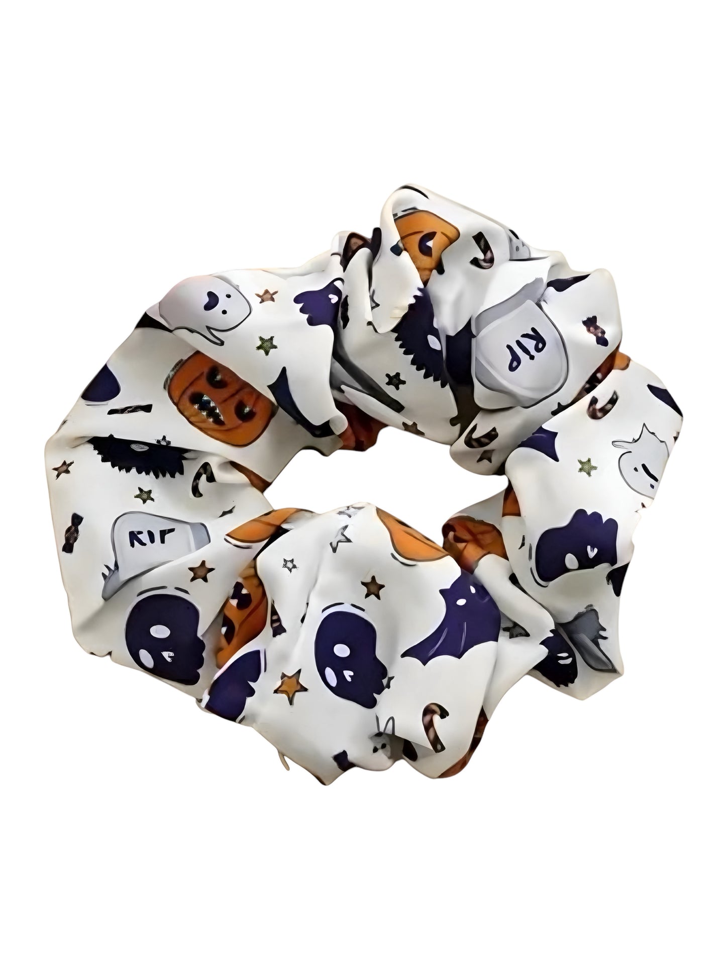 HALLOWEEN PRINT SCRUNCHIES