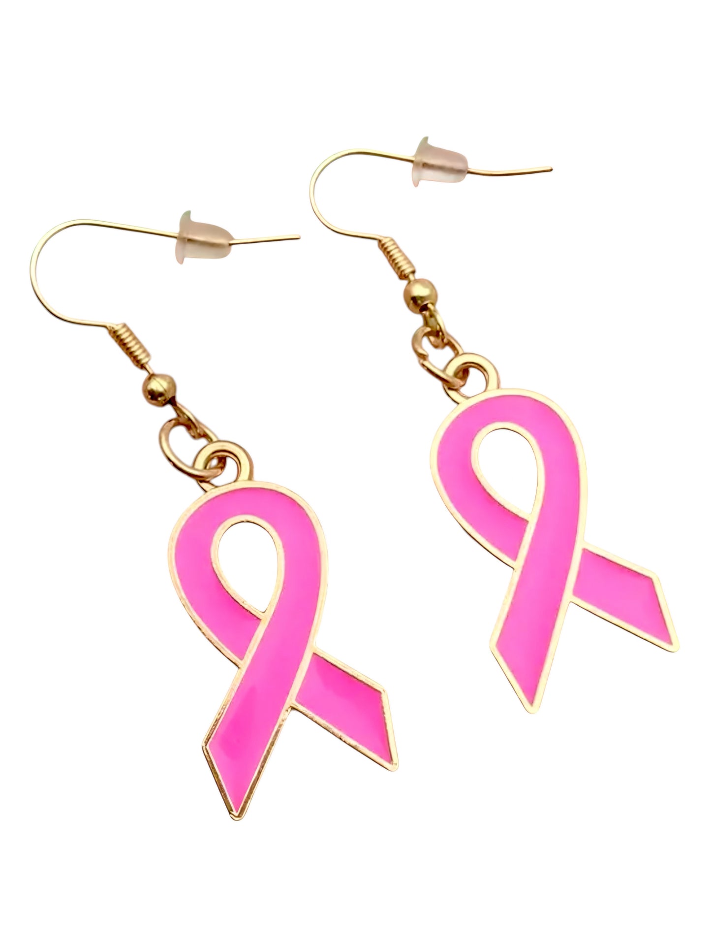 BREAST CANCER AWARENESS DANGLE EARRINGS