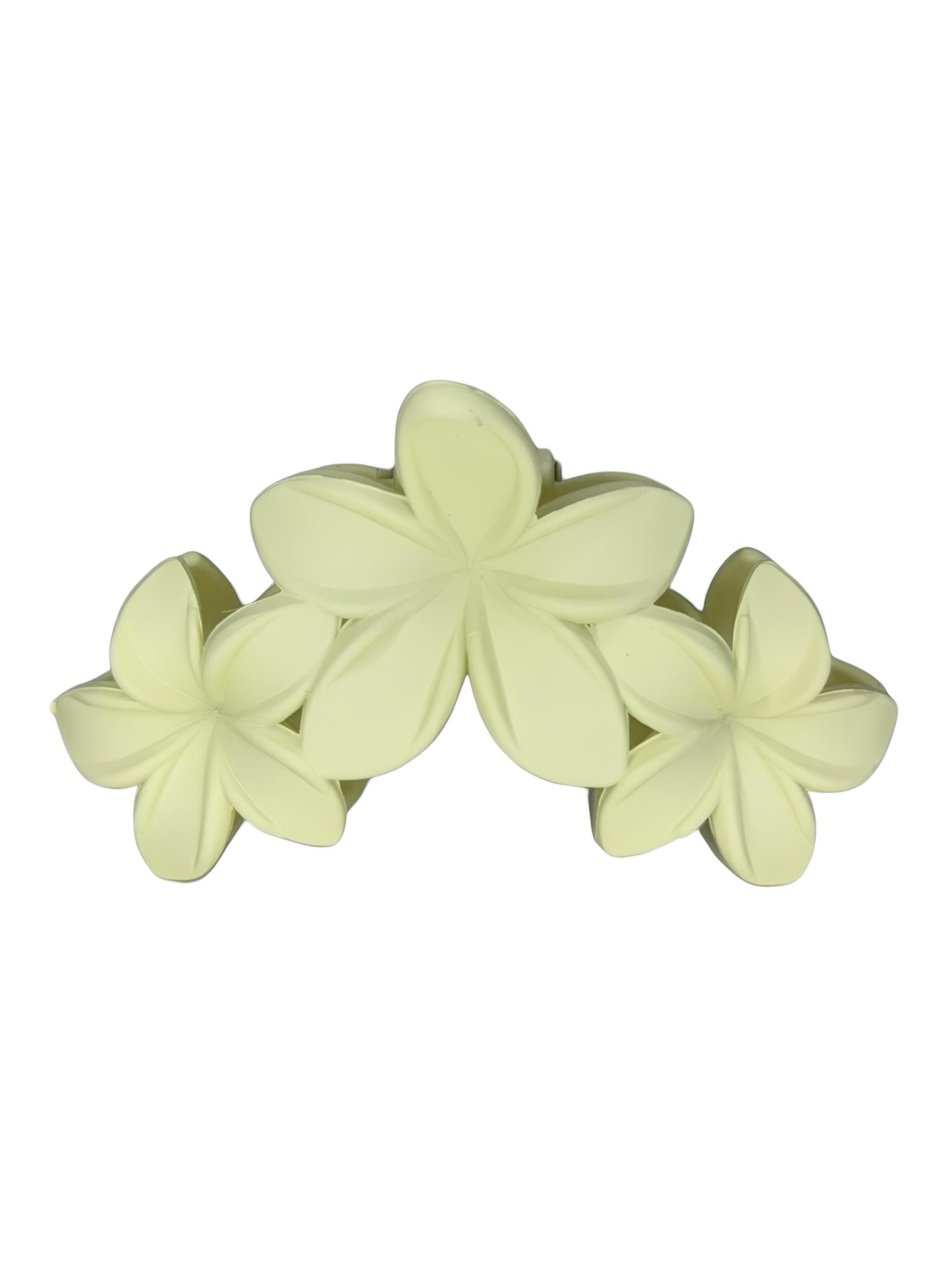 NEUTRAL FLOWER CLAW CLIPS