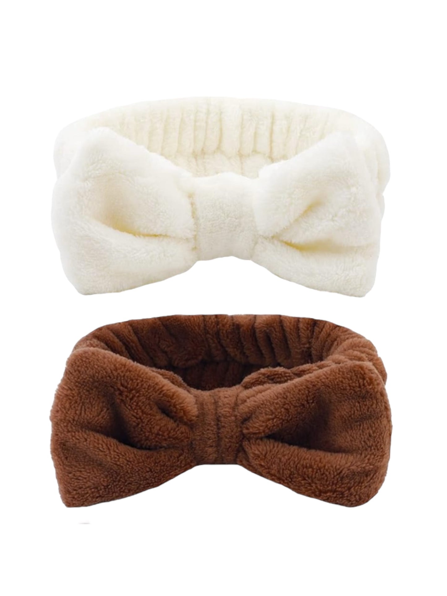 NEUTRAL MAKEUP SPA BOW HEADBANDS