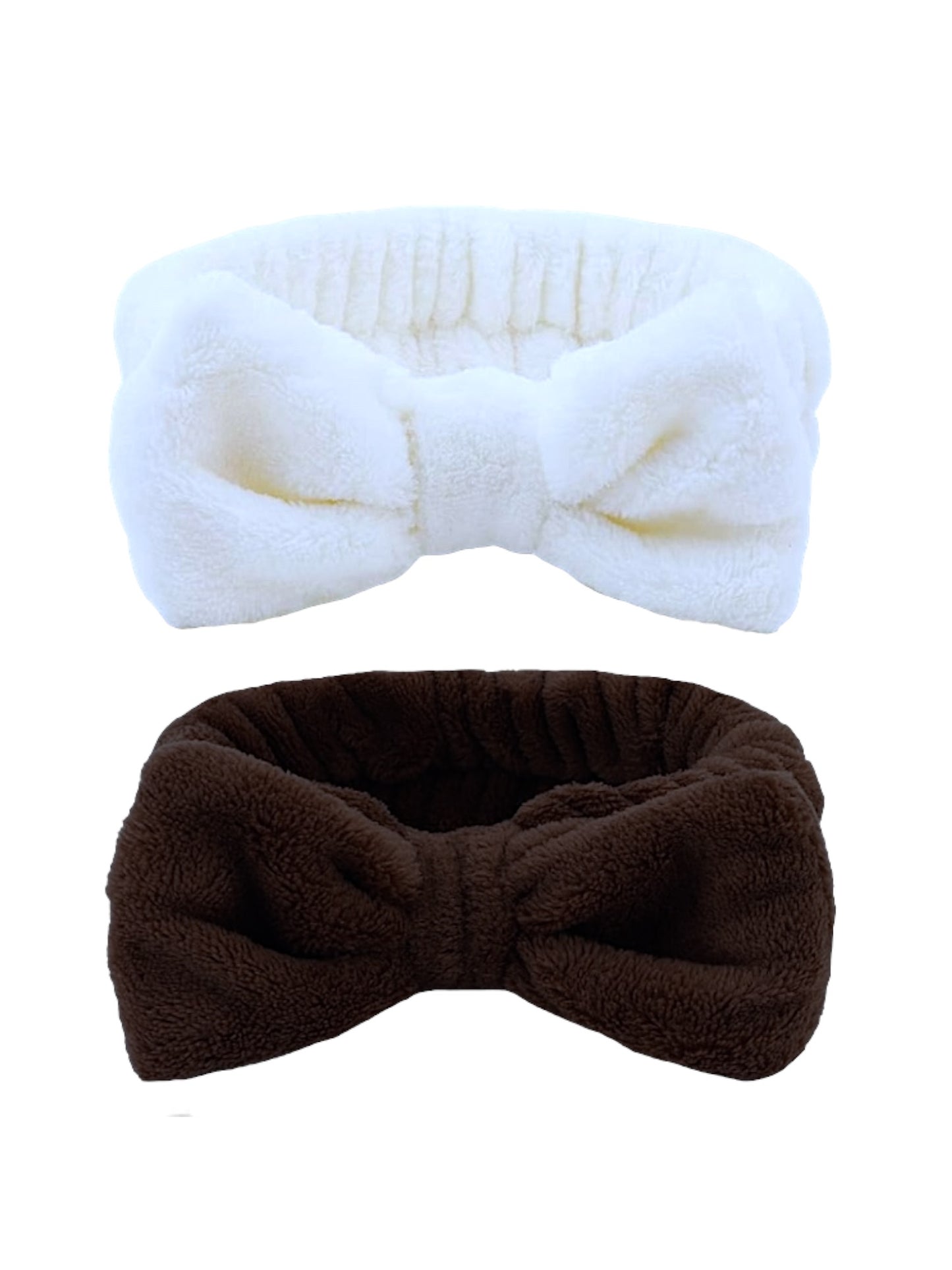 NEUTRAL MAKEUP SPA BOW HEADBANDS