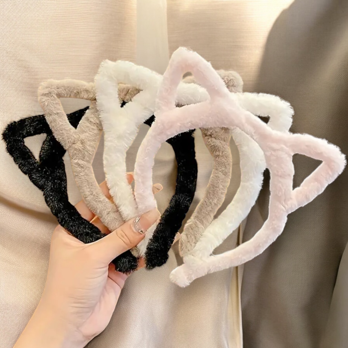 COZY CAT EAR HEADBANDS