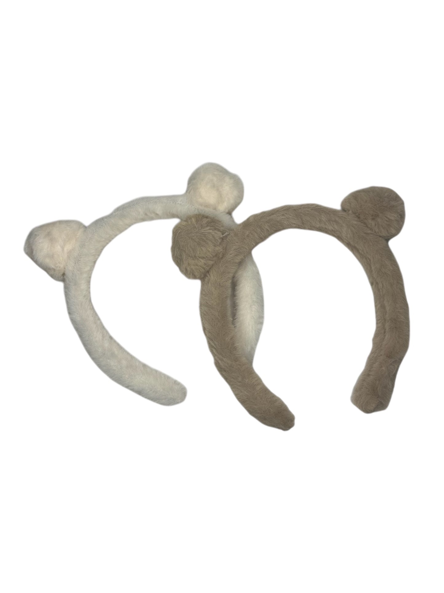 FUZZY TEDDY BEAR HEADBANDS