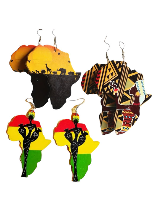 AFRICAN HERITAGE DANGLE EARRINGS