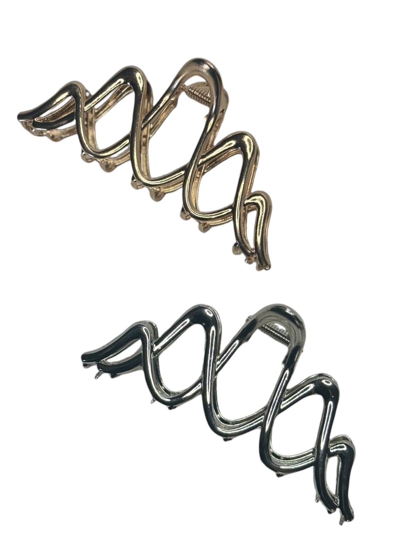 METAL SQUIGGLE CLAW CLIP