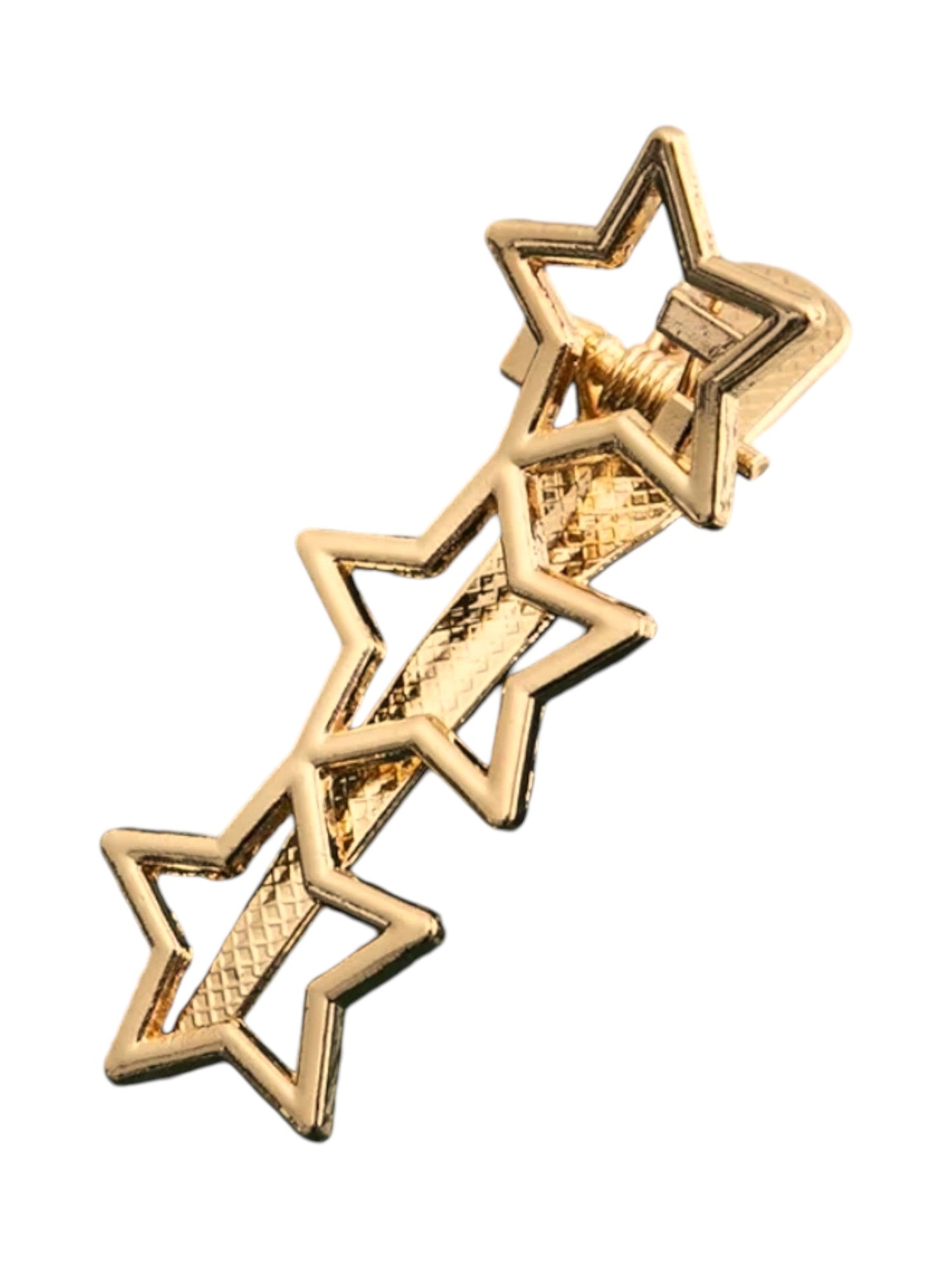 METAL STARS HAIR BARRETTE