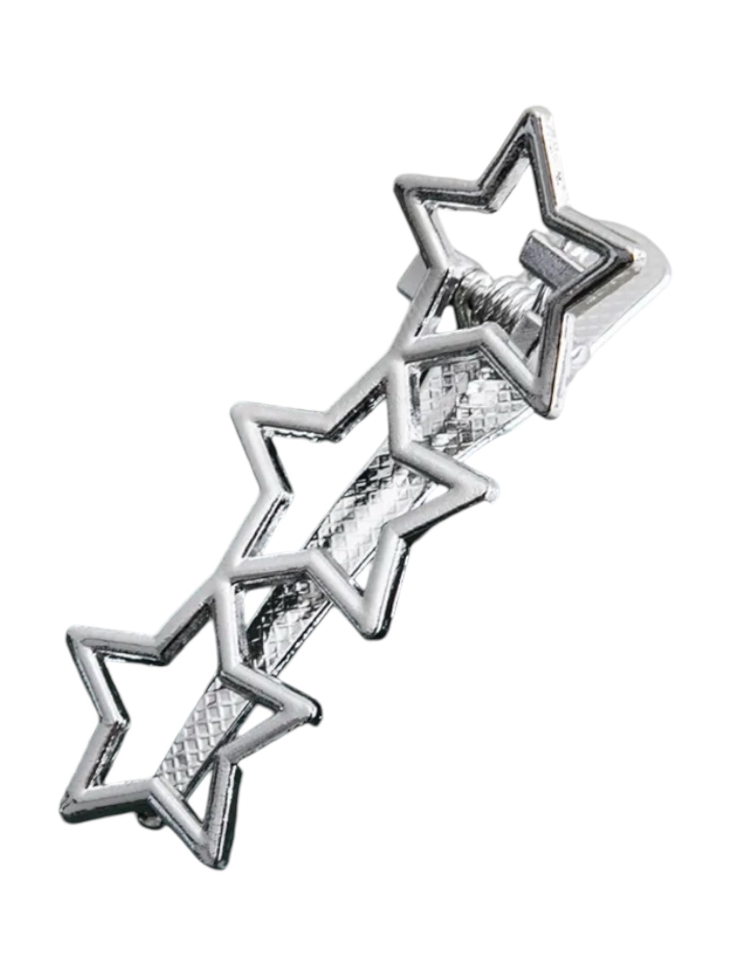 METAL STARS HAIR BARRETTE