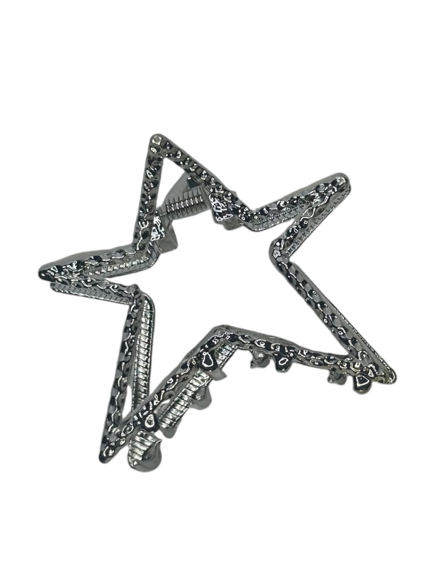 Y2K METAL STAR CLAW CLIPS