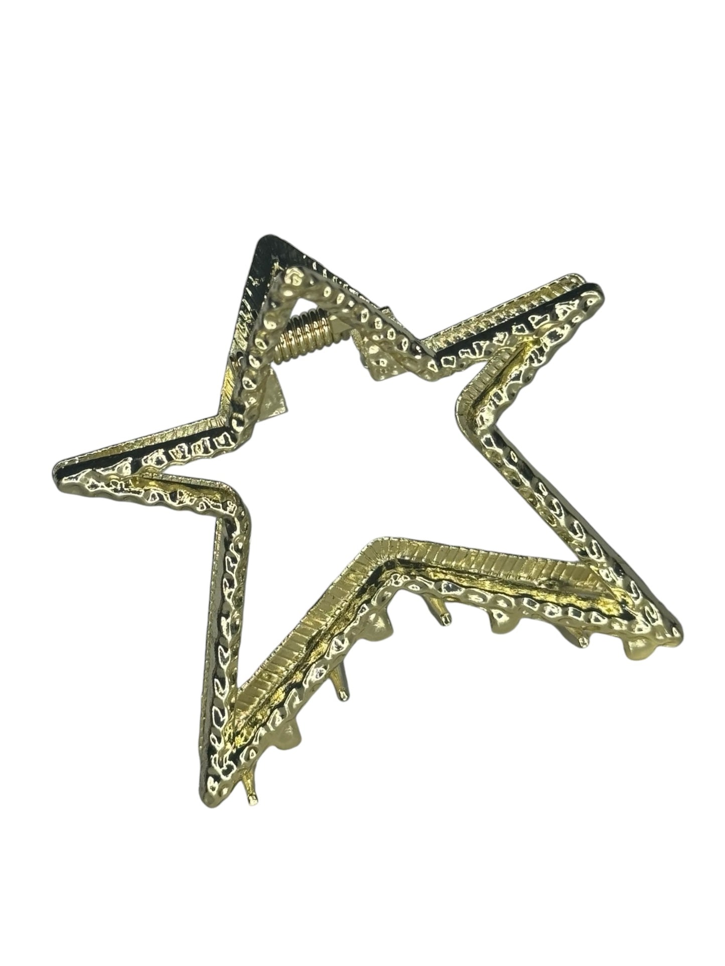 Y2K METAL STAR CLAW CLIPS