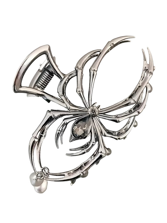 METAL SPIDER PEARL CLAW CLIP