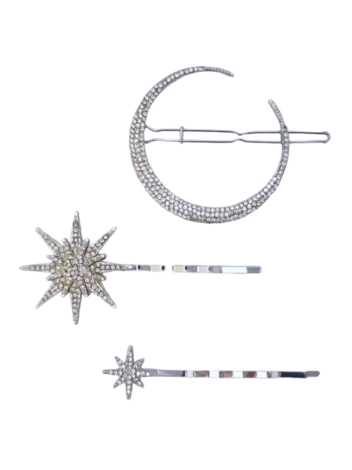 CELESTIAL HAIR BARRETTE TRIOS