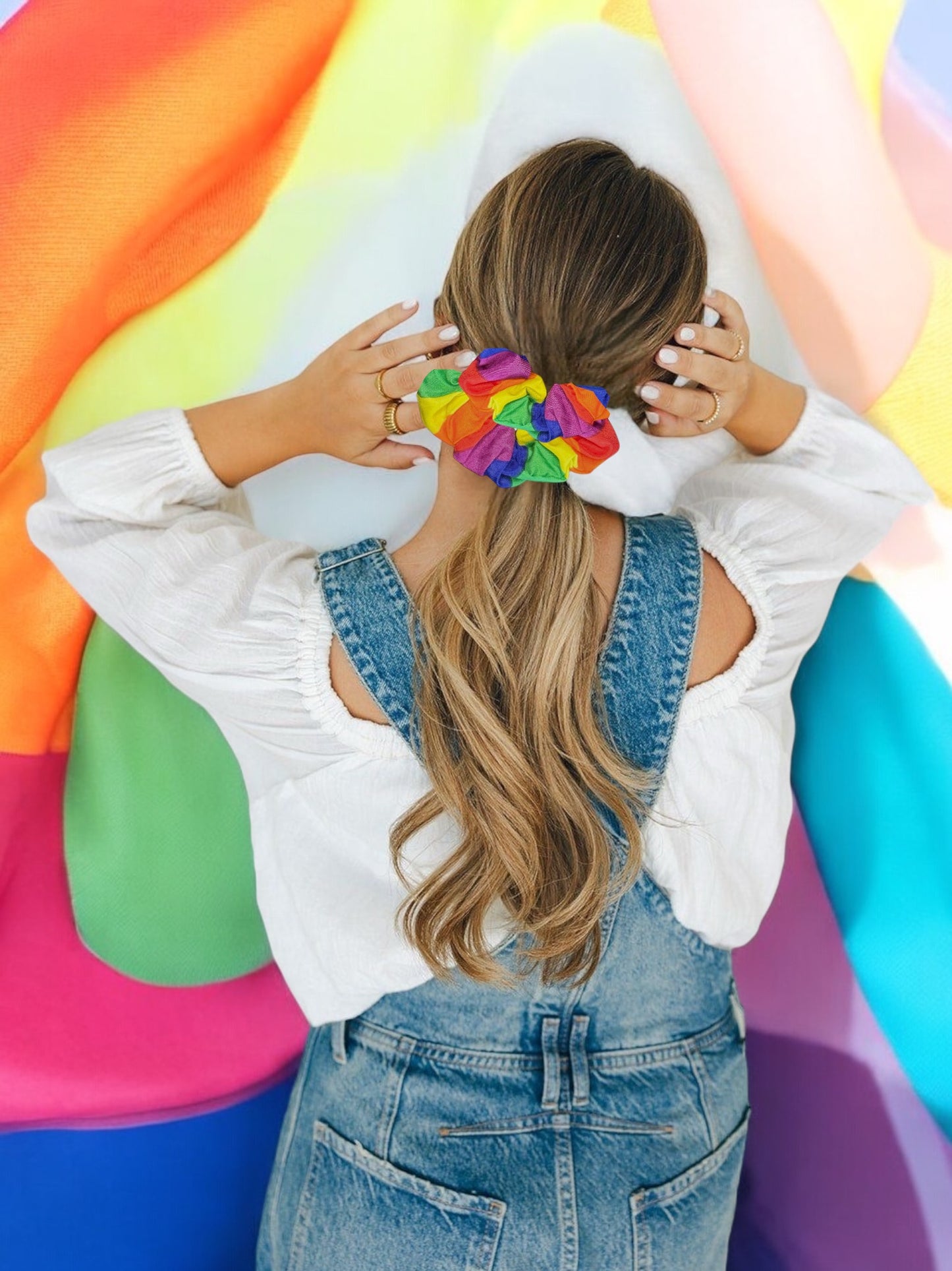 PRIDE RAINBOW SCRUNCHIES