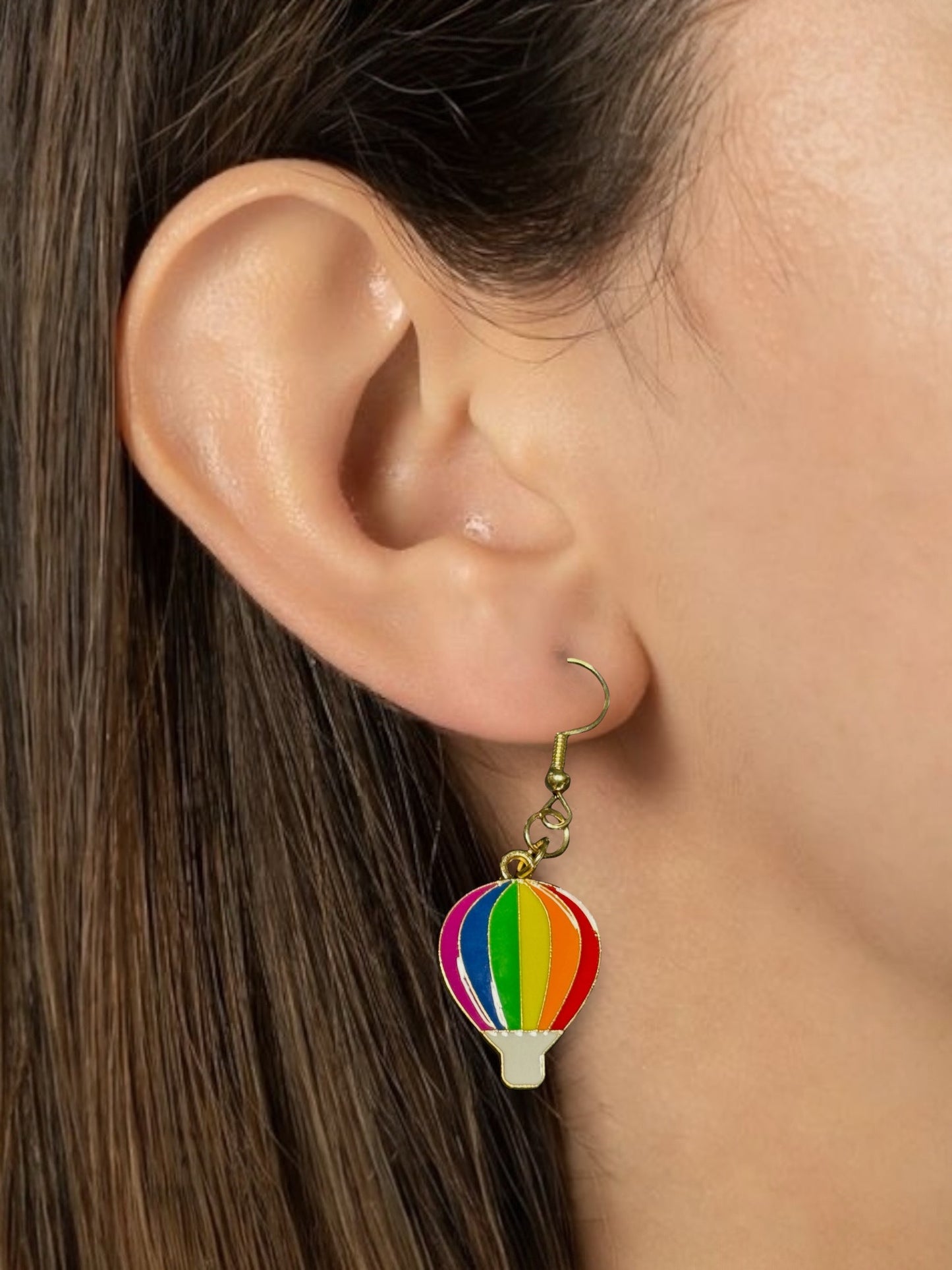 PRIDE RAINBOW DANGLE EARRINGS