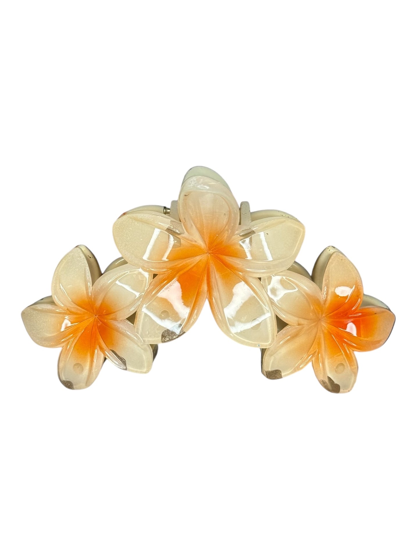 LONG SUMMER FLOWER CLAW CLIPS