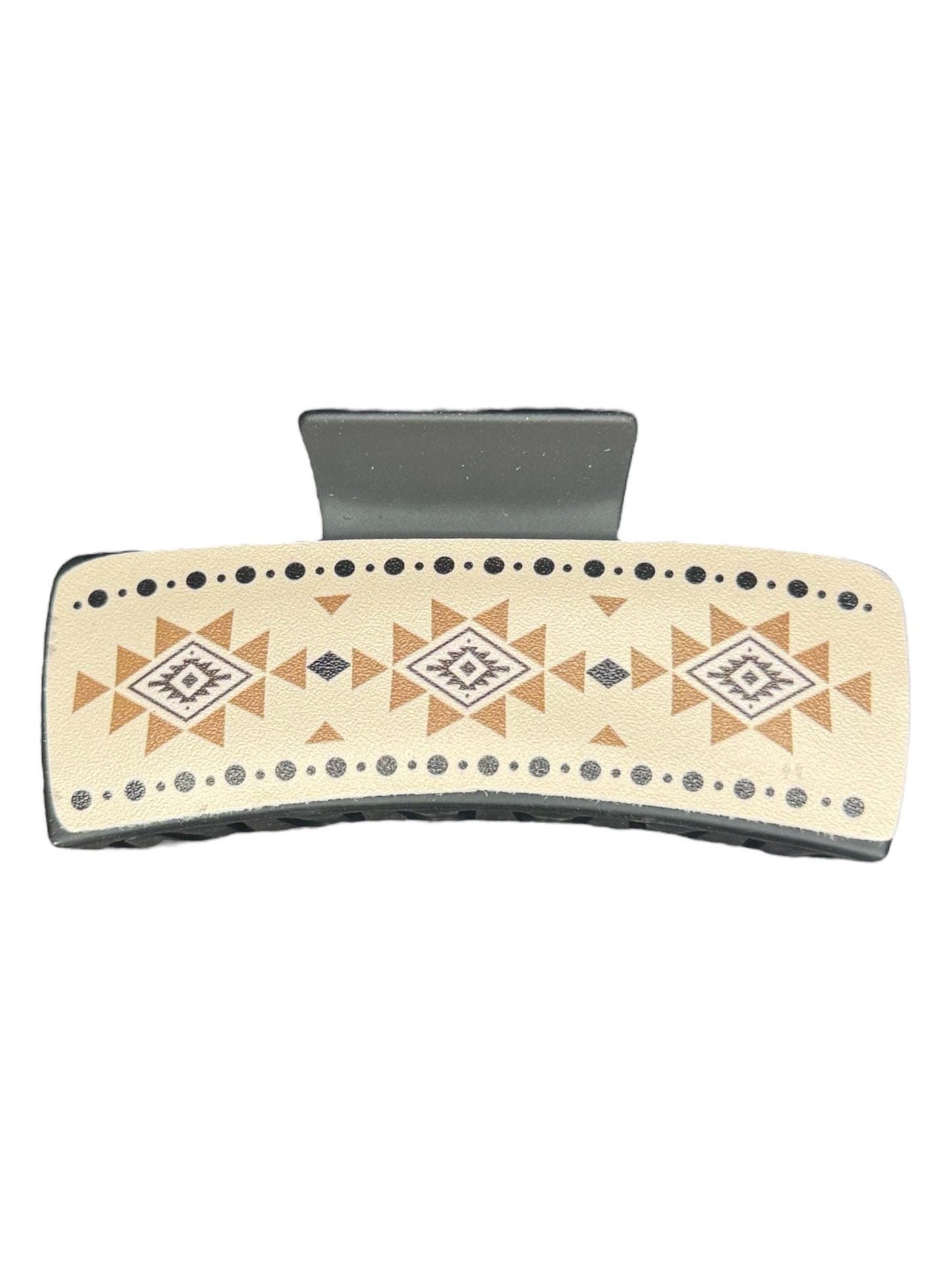 WESTERN LIGHT AZTEC PRINT CLAW CLIP