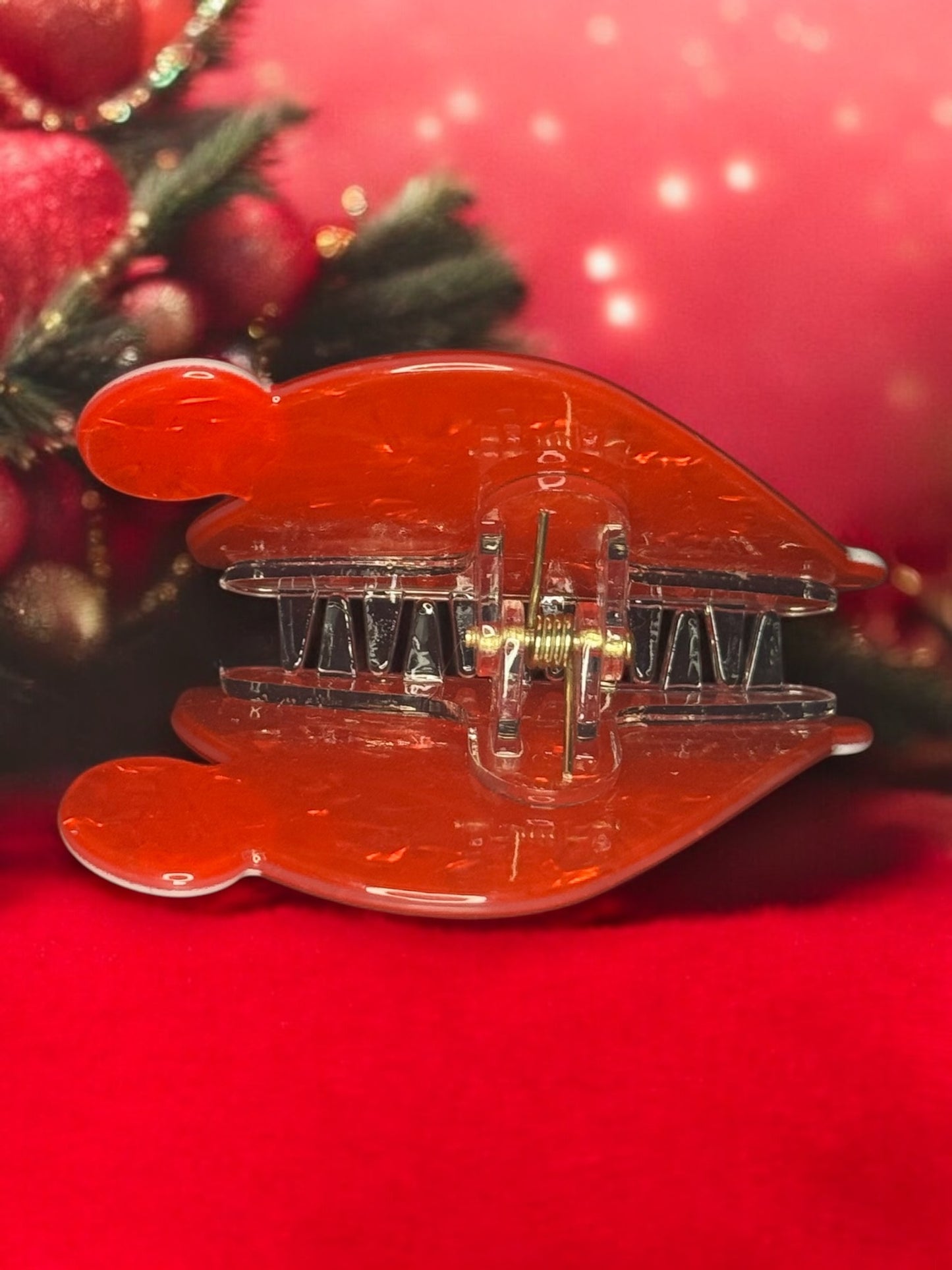 SANTA HAT CLAW CLIP