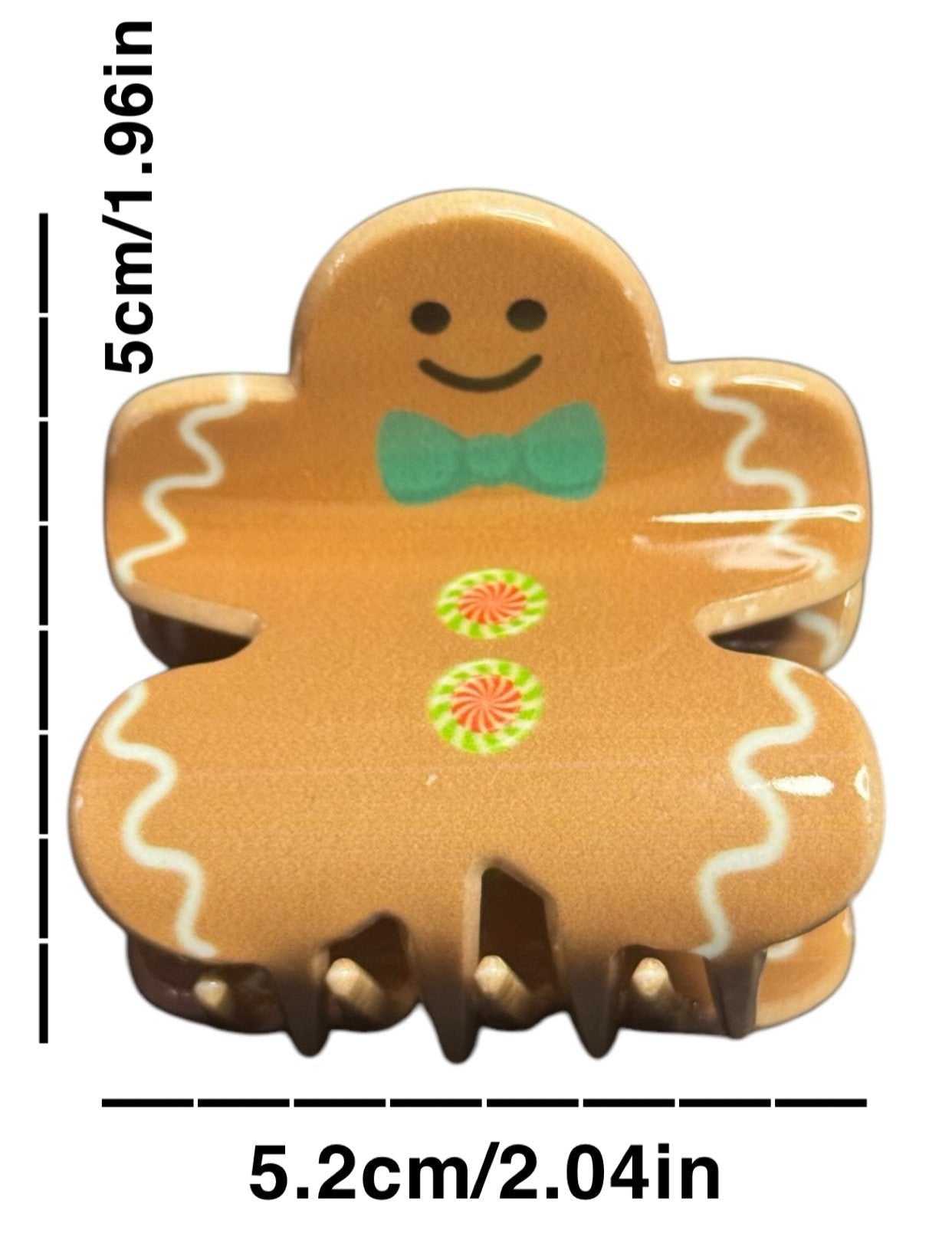 GINGERBREAD CLAW CLIP