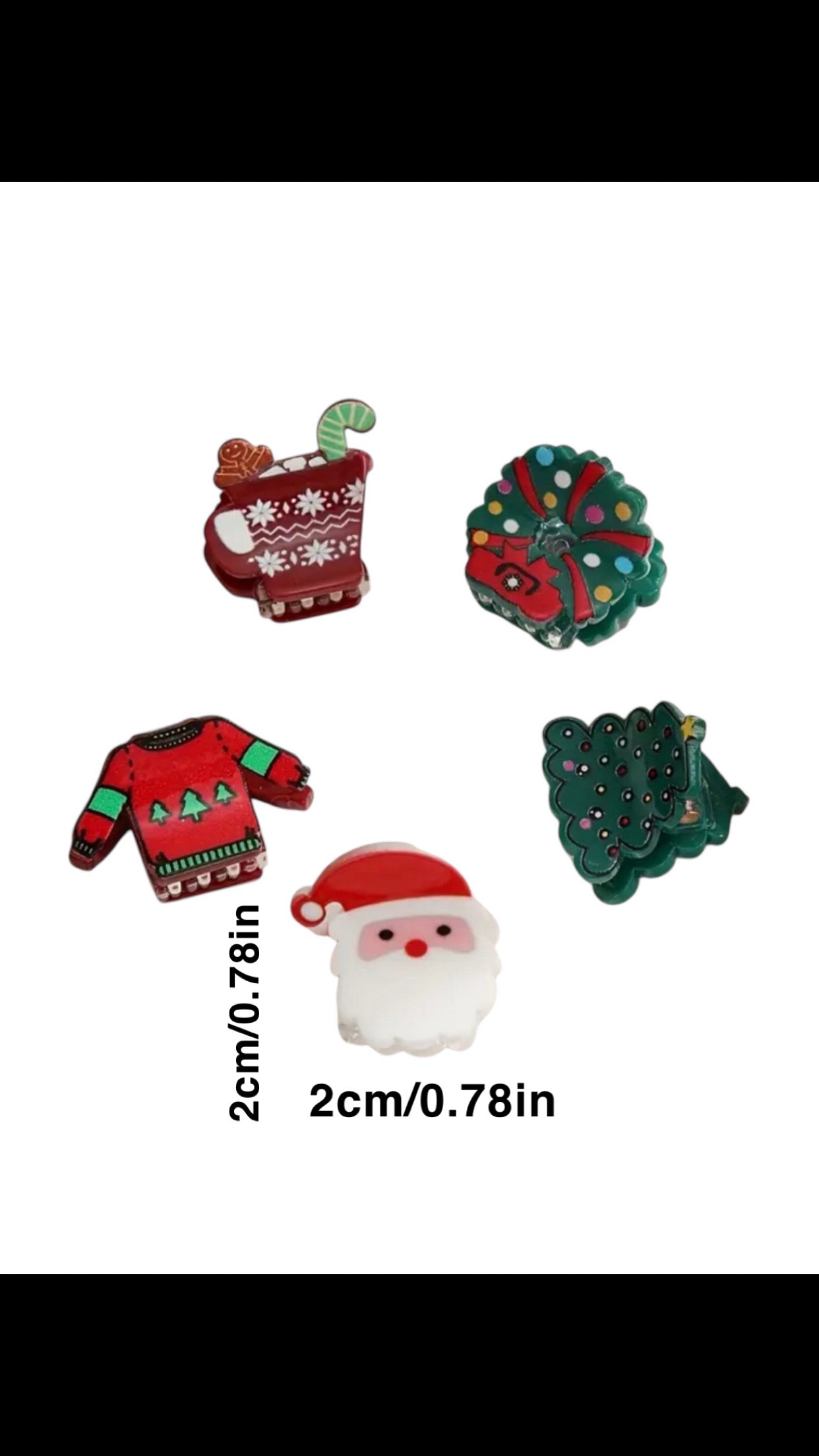 MINI CHRISTMAS CLAW CIPS 5-PACK