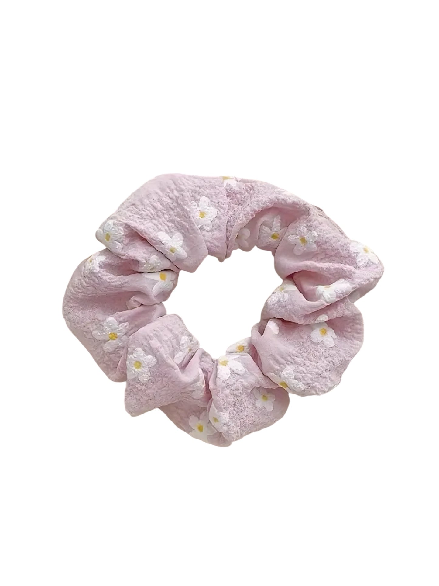 DAISY PRINT SCRUNCHIES