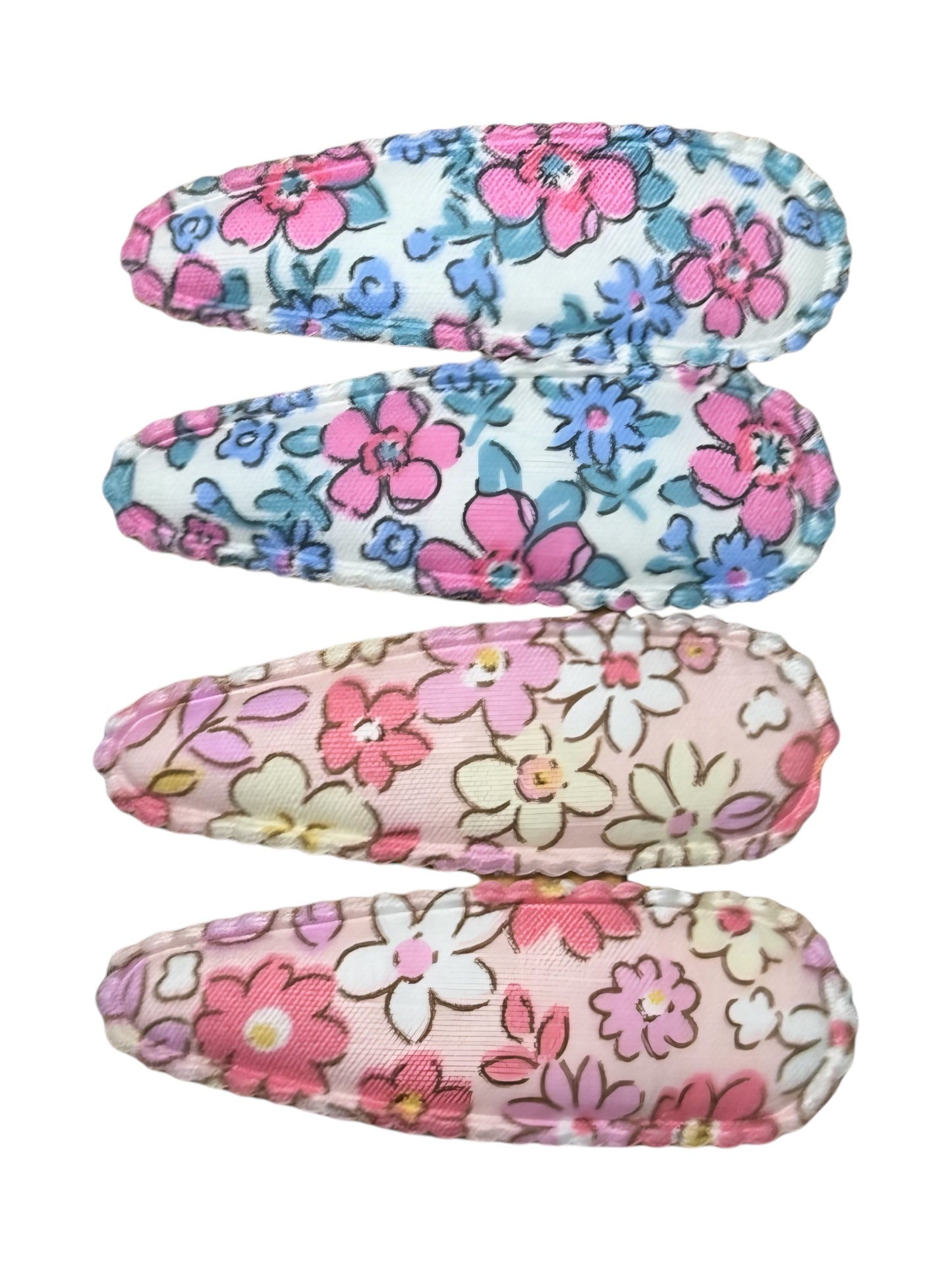 SPRING FABRIC BARRETTES