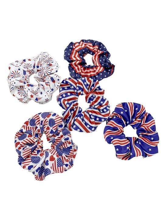 4TH OF JULY SCRUNCHIES