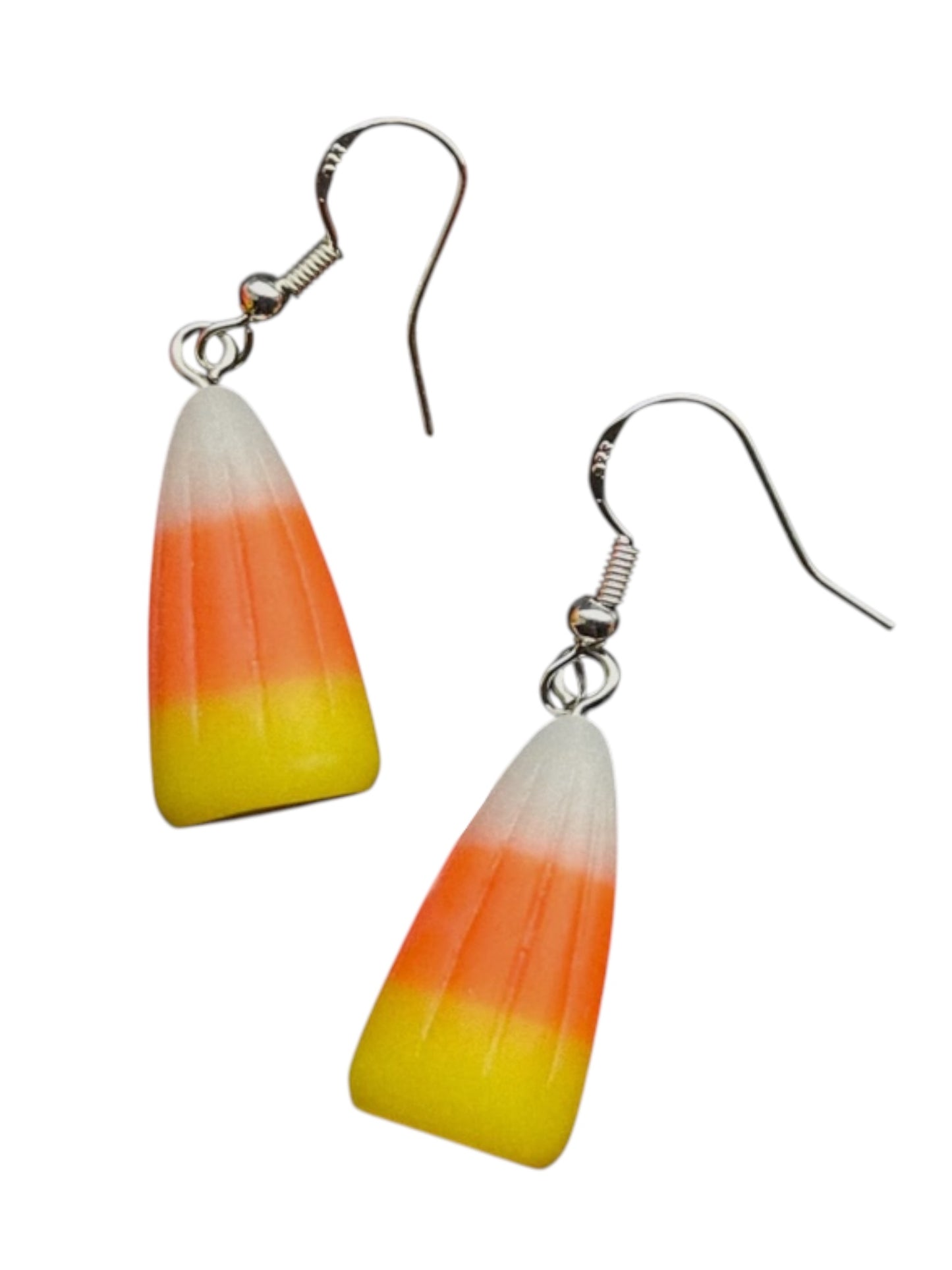 CANDY CORN DANGLE EARRINGS