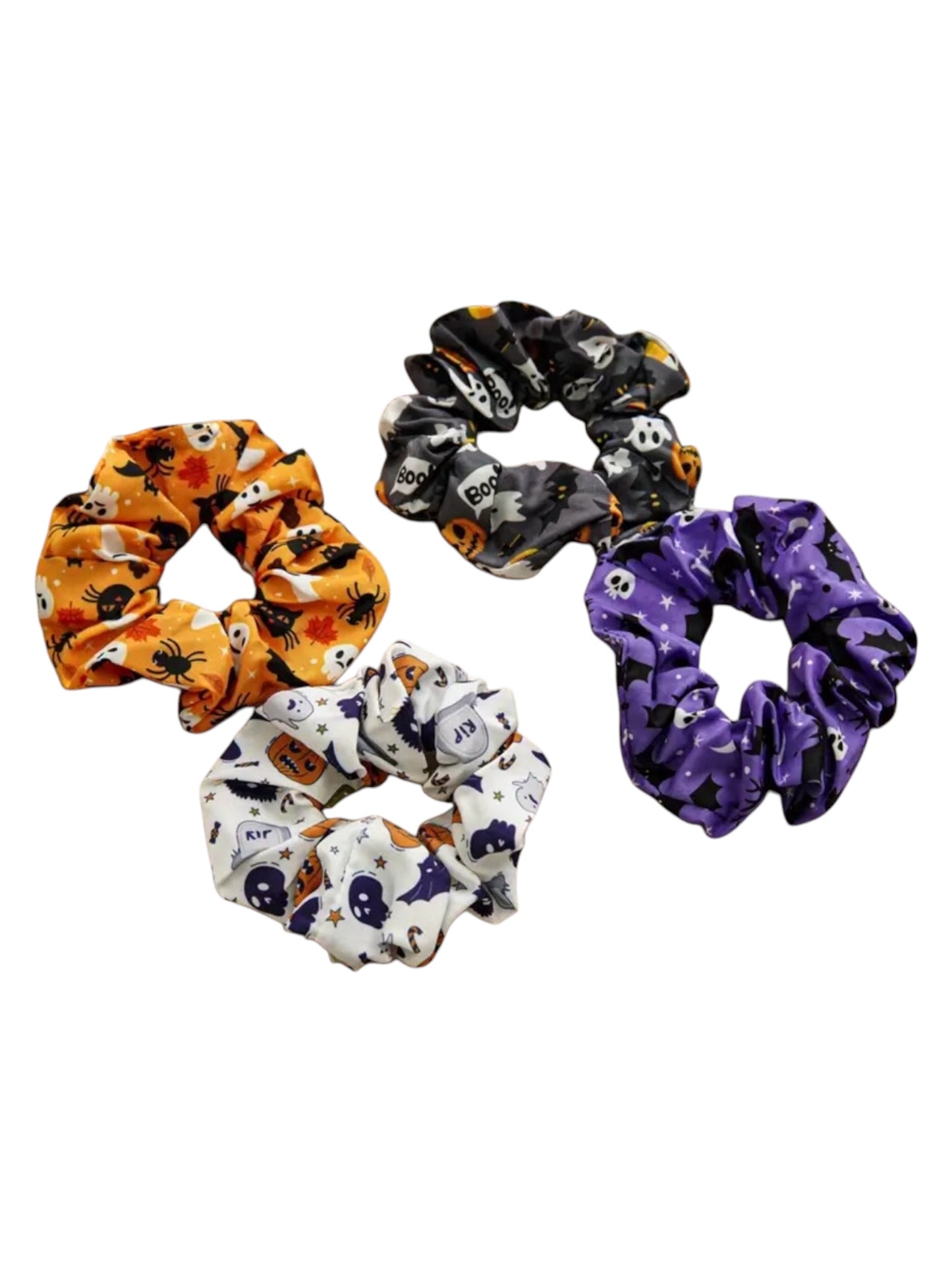 HALLOWEEN PRINT SCRUNCHIES