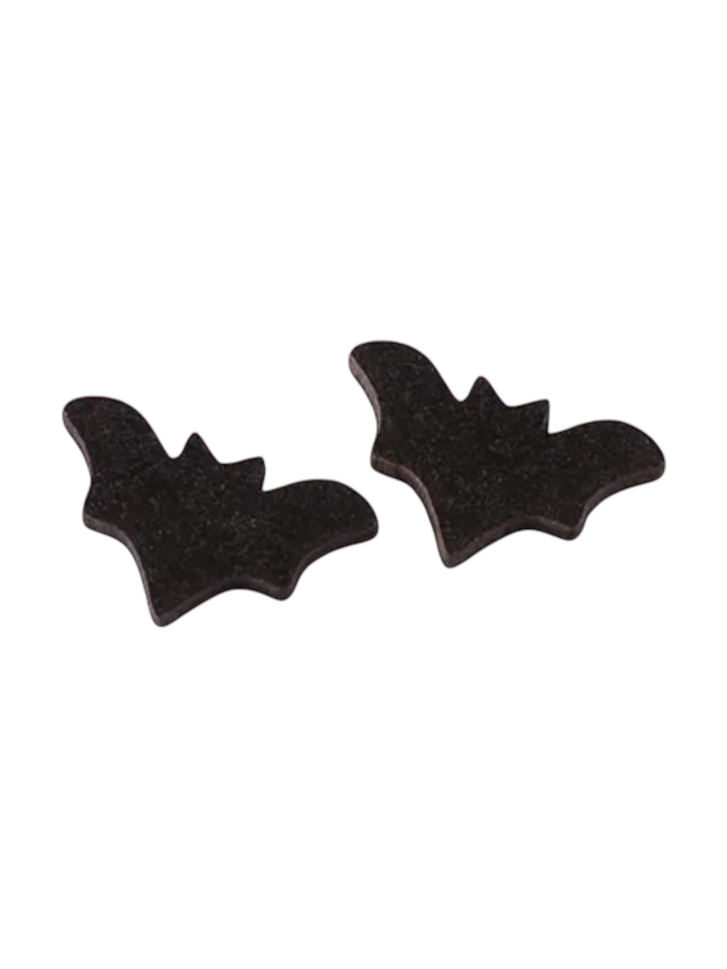 HALLOWEEN WOODEN SPOOKY STUD EARRINGS