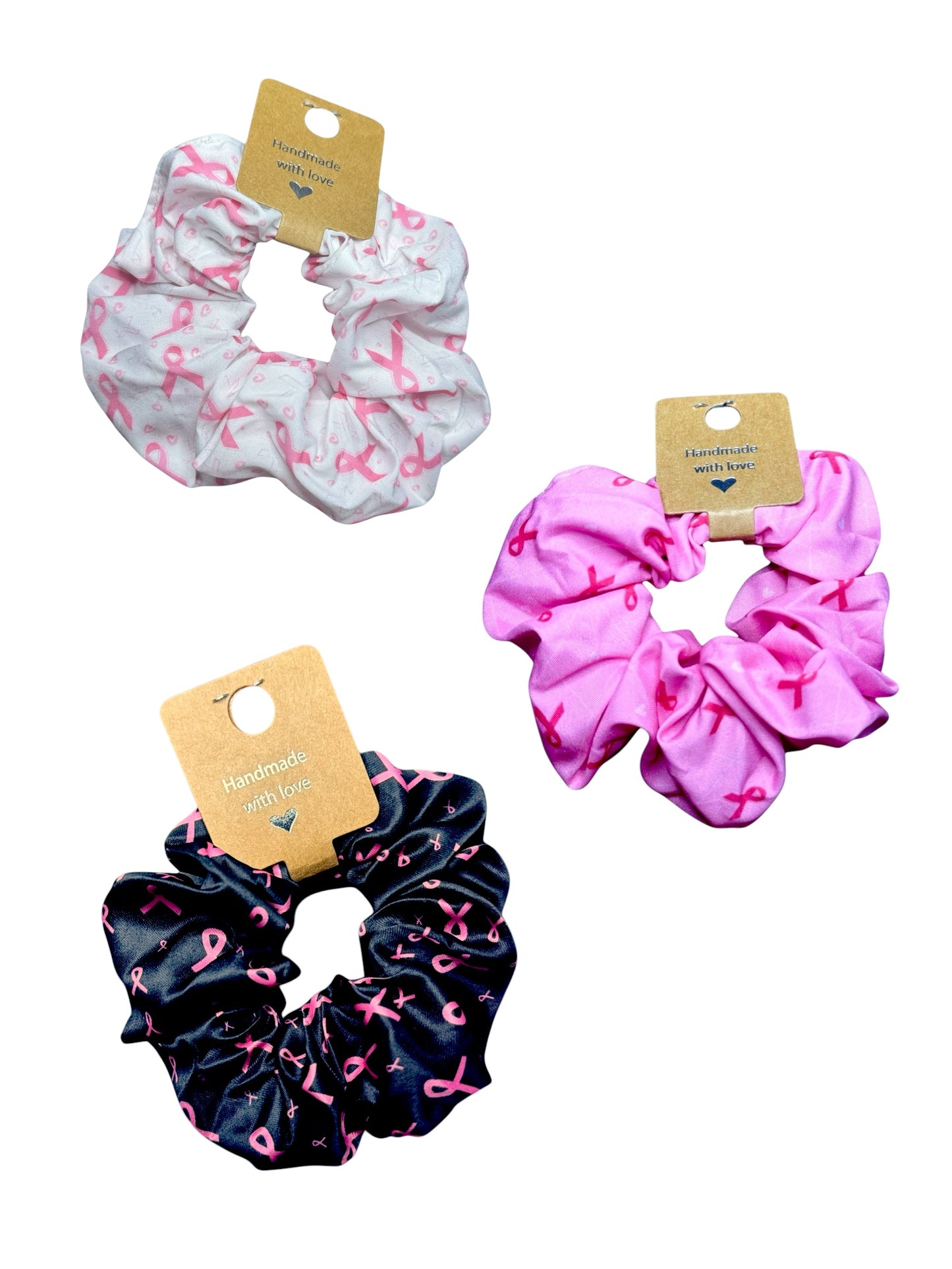 BREAST CANCER AWARENESS SCRUNCHIES