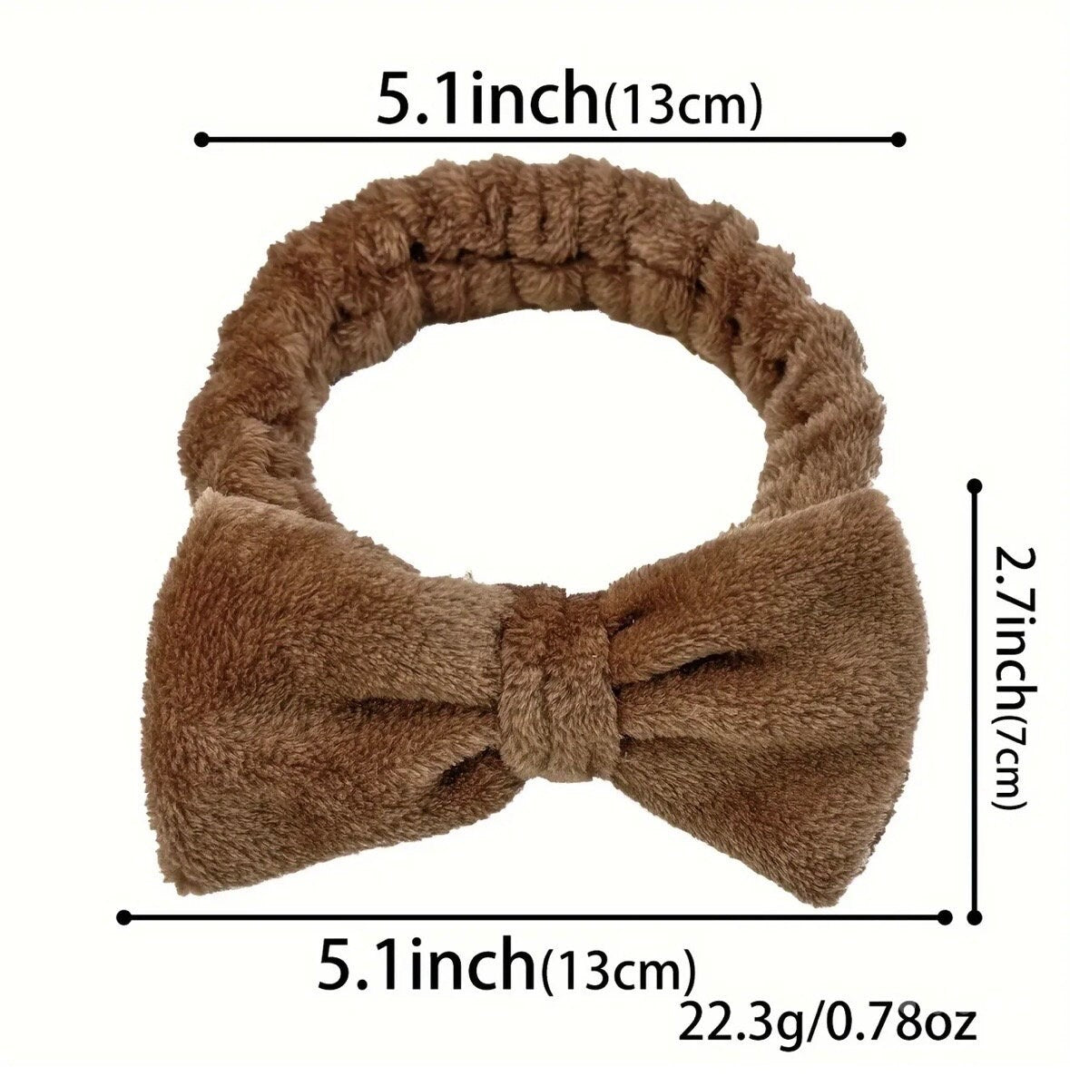 NEUTRAL MAKEUP SPA BOW HEADBANDS