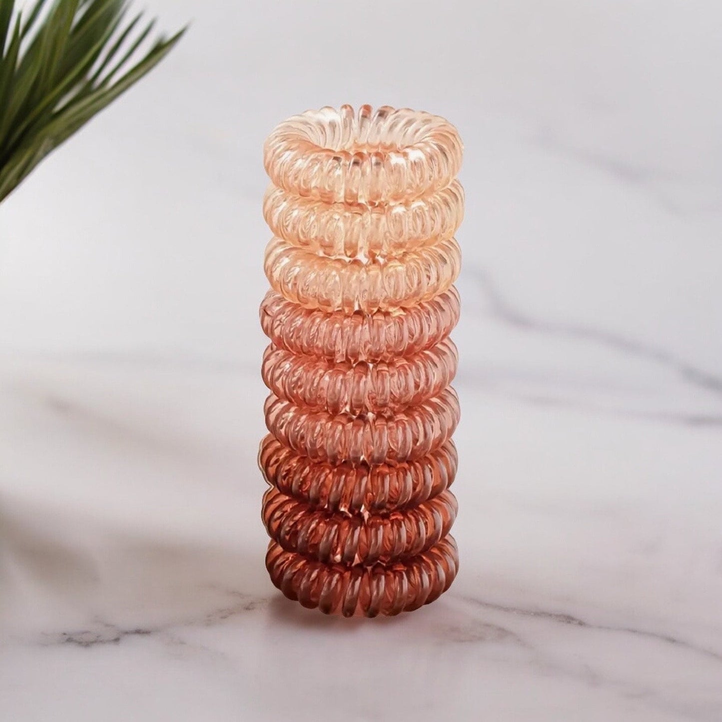 OMBRE SPIRAL HAIR TIES