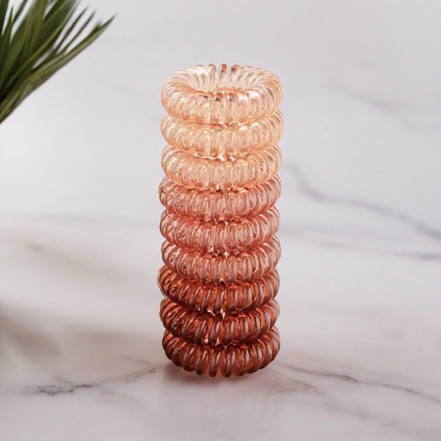 OMBRE SPIRAL HAIR TIES