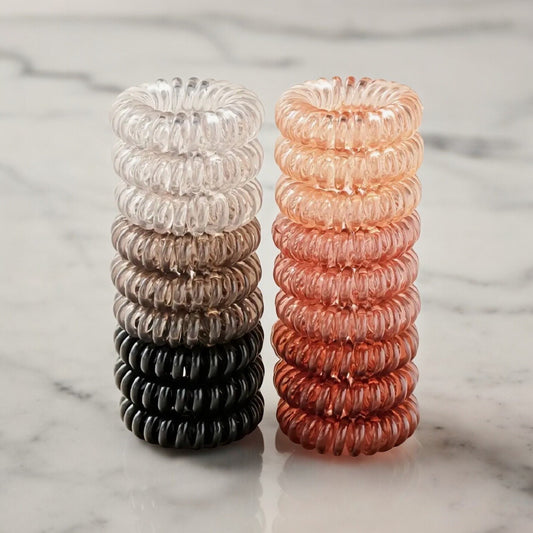 OMBRE SPIRAL HAIR TIES