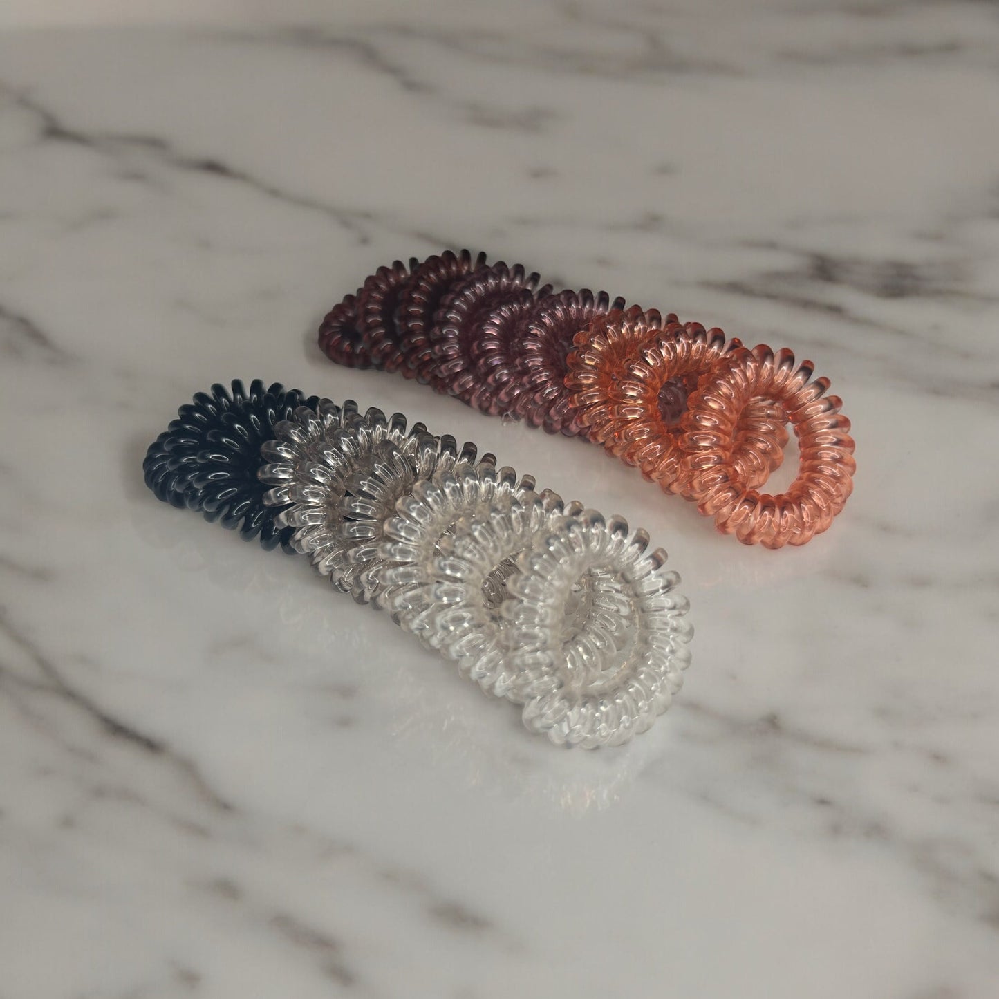 OMBRE SPIRAL HAIR TIES