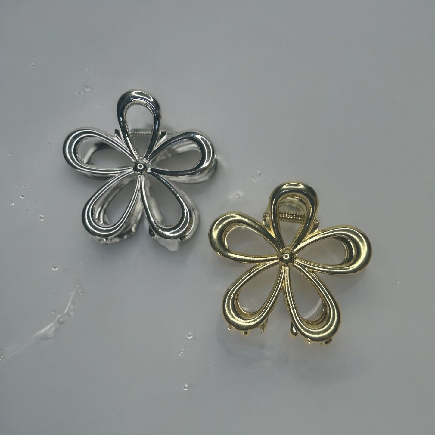 METAL FLOWER CLAW CLIPS