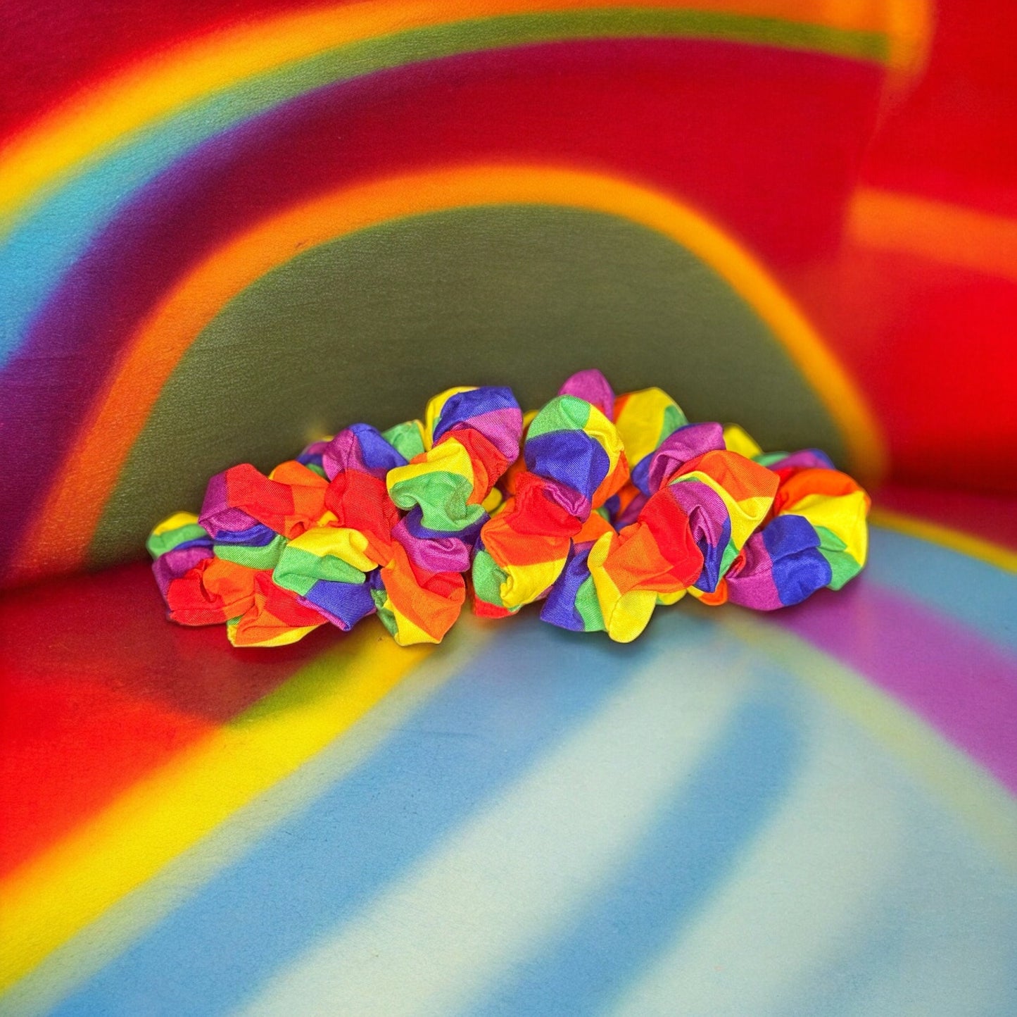 PRIDE RAINBOW SCRUNCHIES