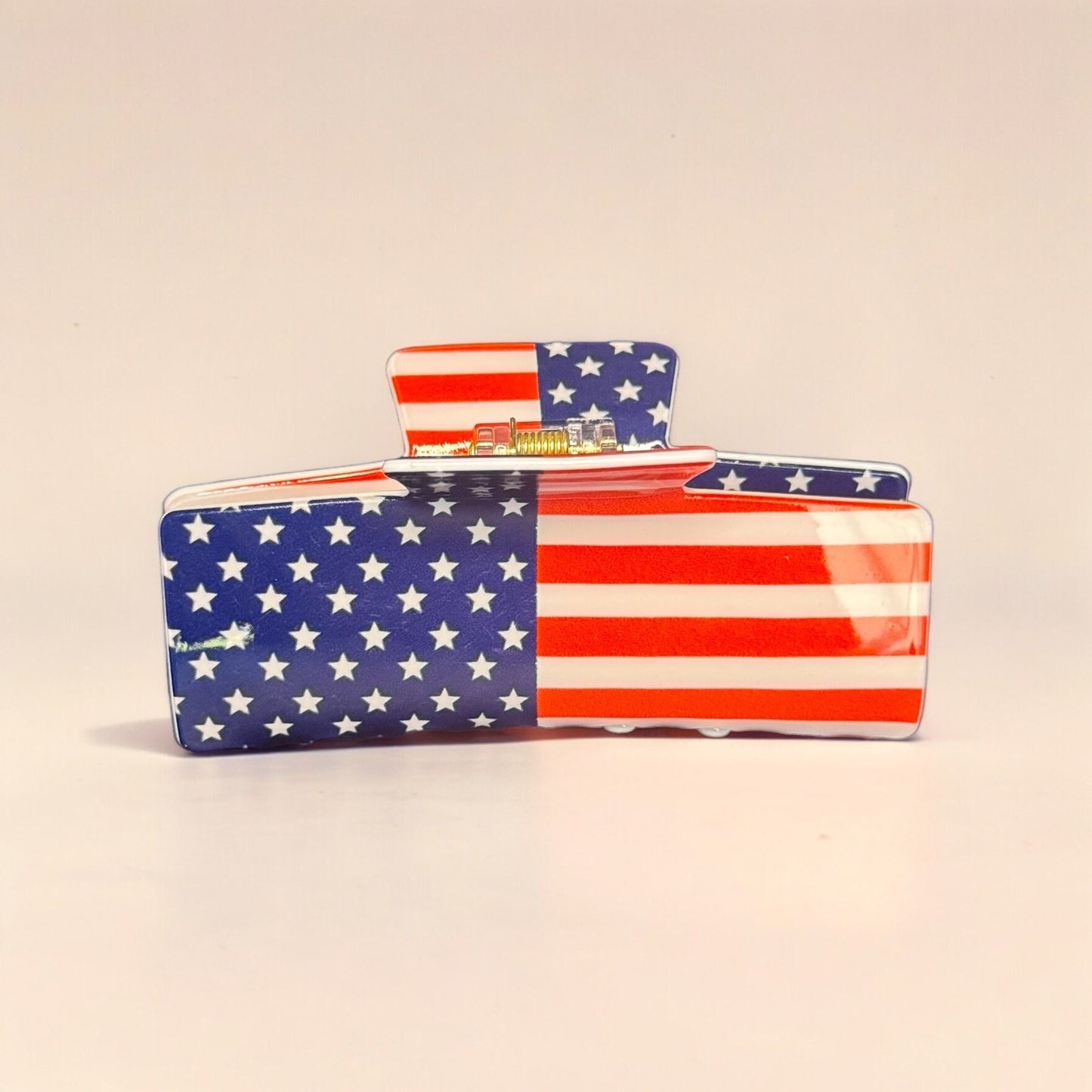 LARGE AMERICAN FLAG CLAW CLIP