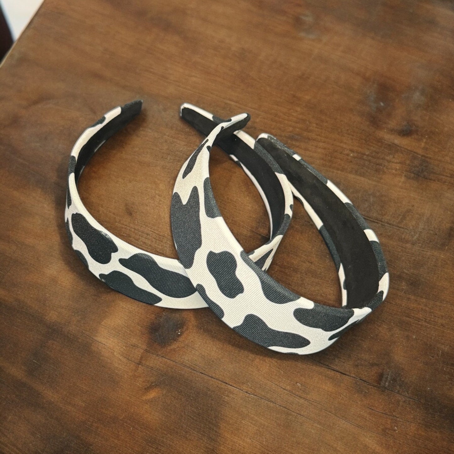 COW PRINT THICK HEADBAND