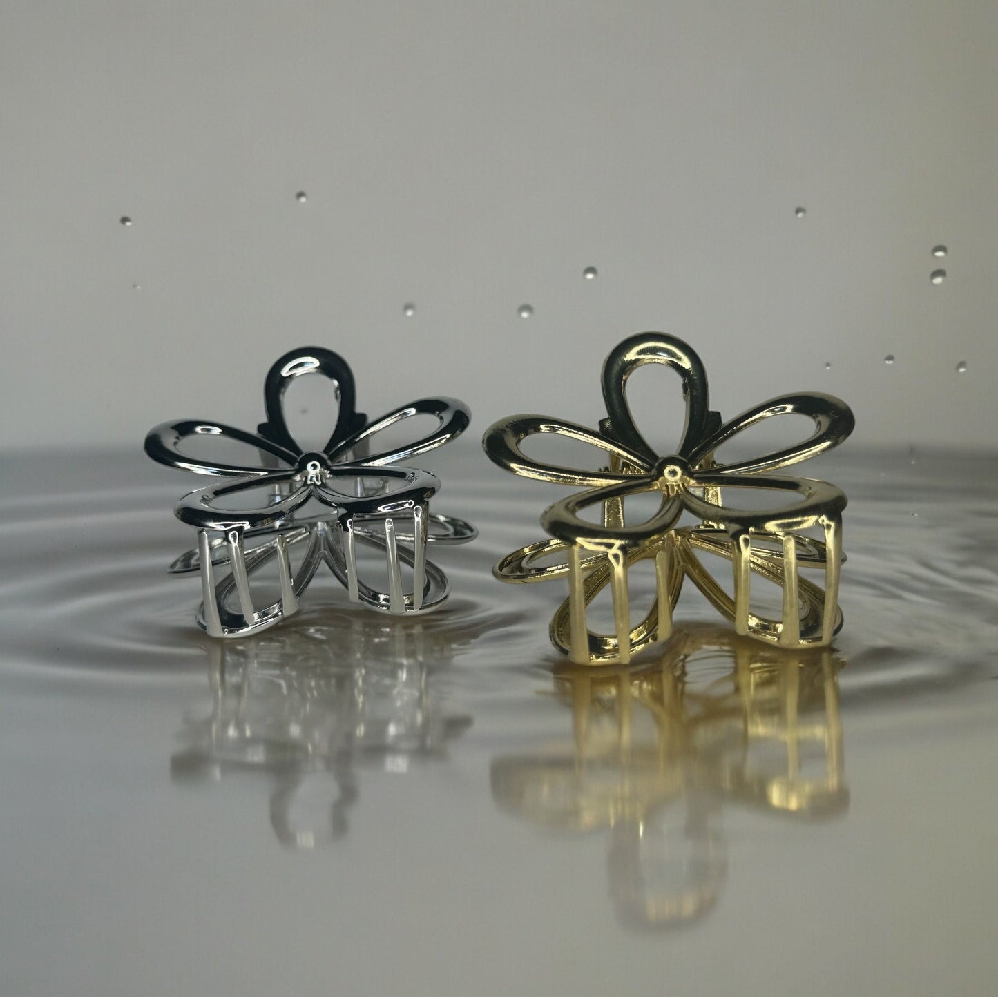 METAL FLOWER CLAW CLIPS