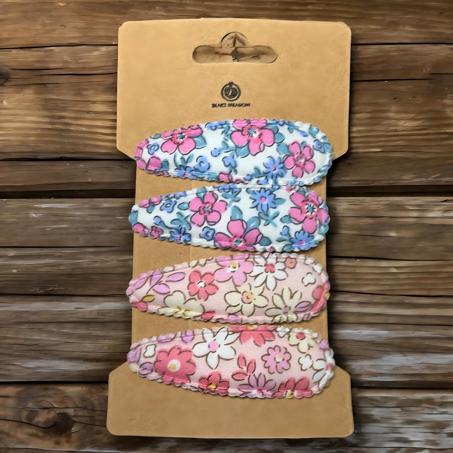 SPRING FABRIC BARRETTES