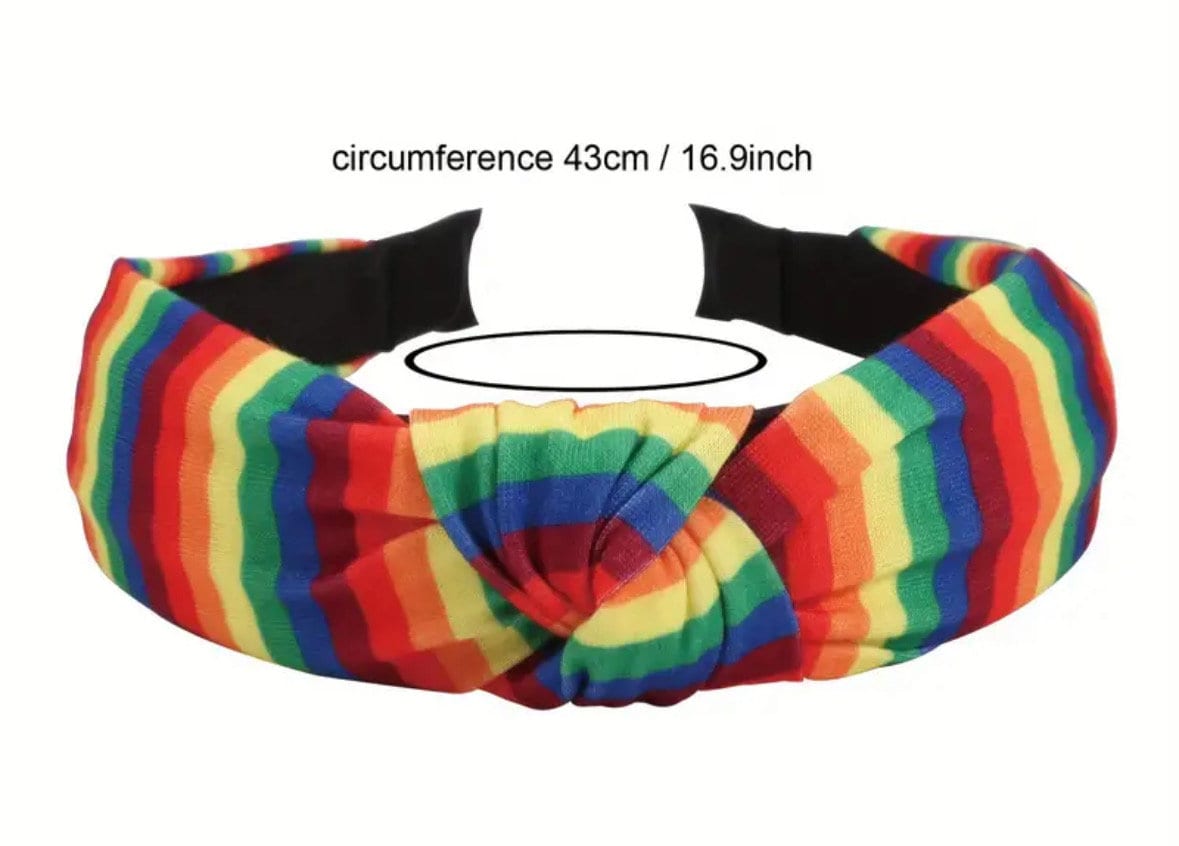 PRIDE RAINBOW HEADBAND