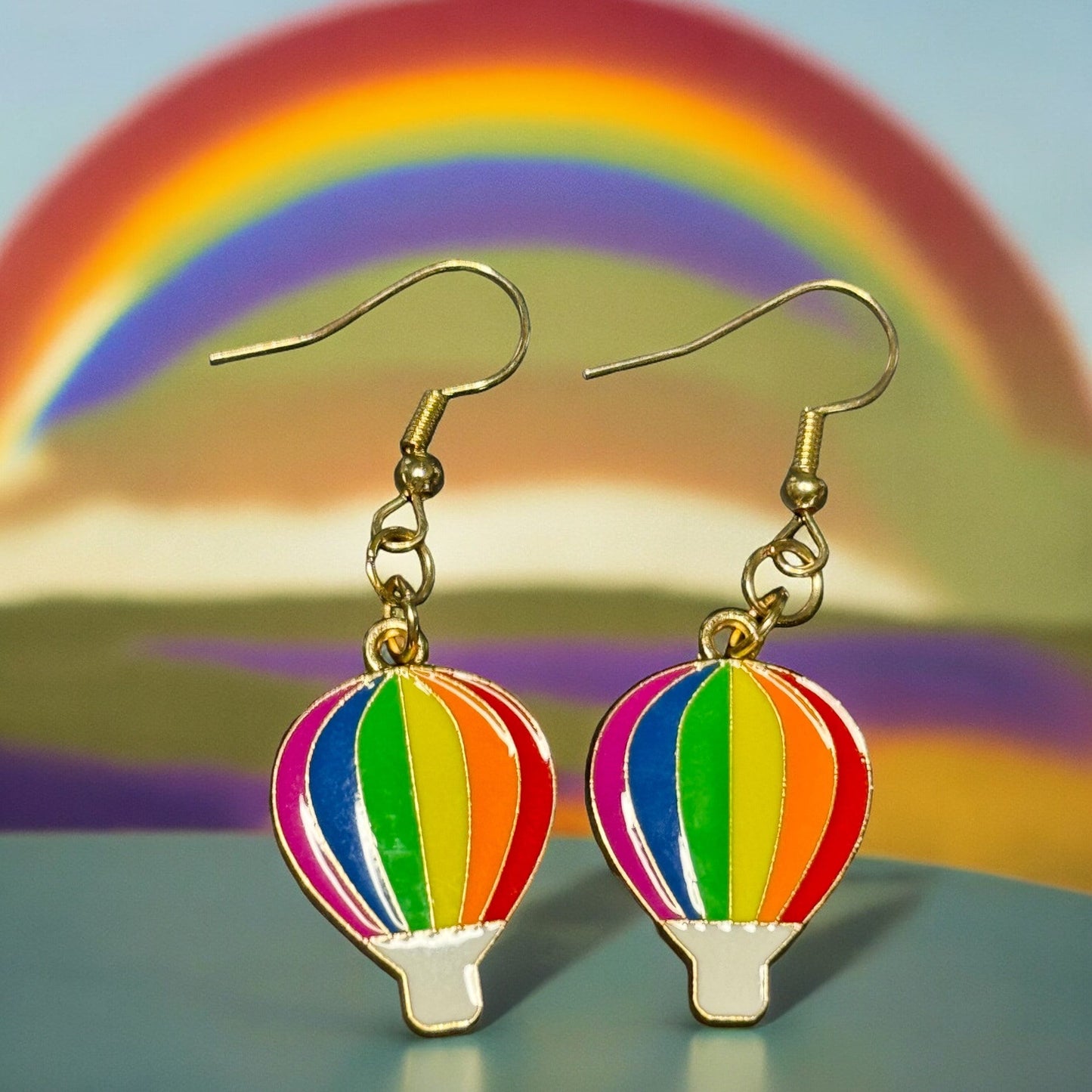 PRIDE RAINBOW DANGLE EARRINGS