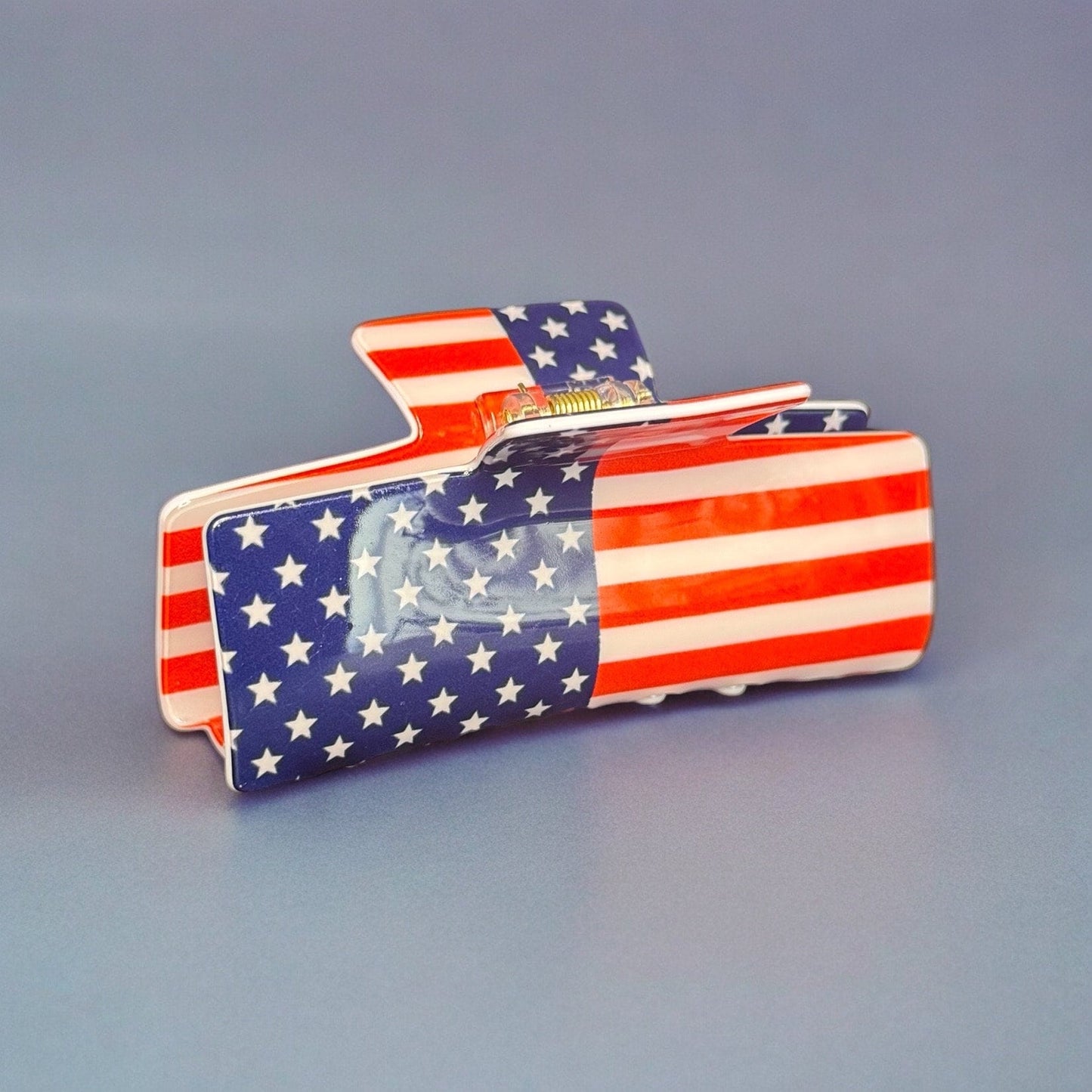 LARGE AMERICAN FLAG CLAW CLIP