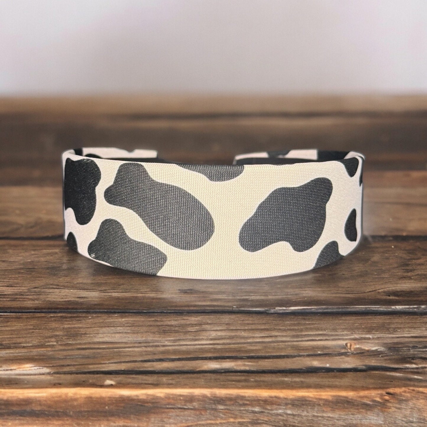 COW PRINT THICK HEADBAND