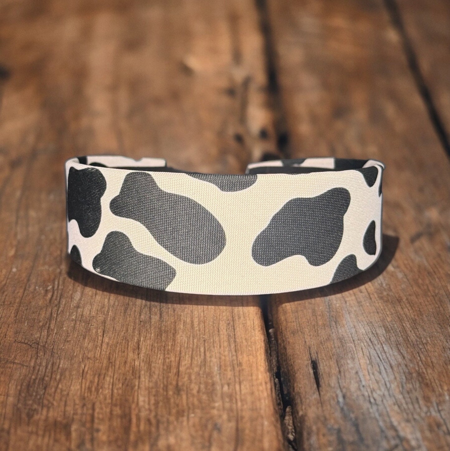 COW PRINT THICK HEADBAND