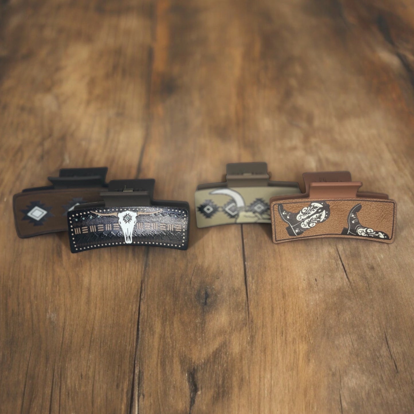 COUNTRY WESTERN CLAW CLIPS