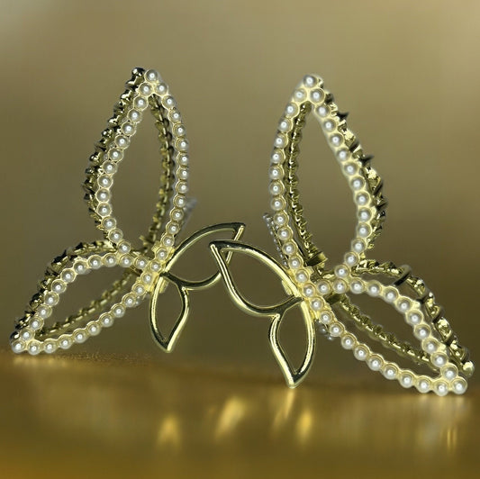 PEARL BUTTERFLY CLAW CLIPS