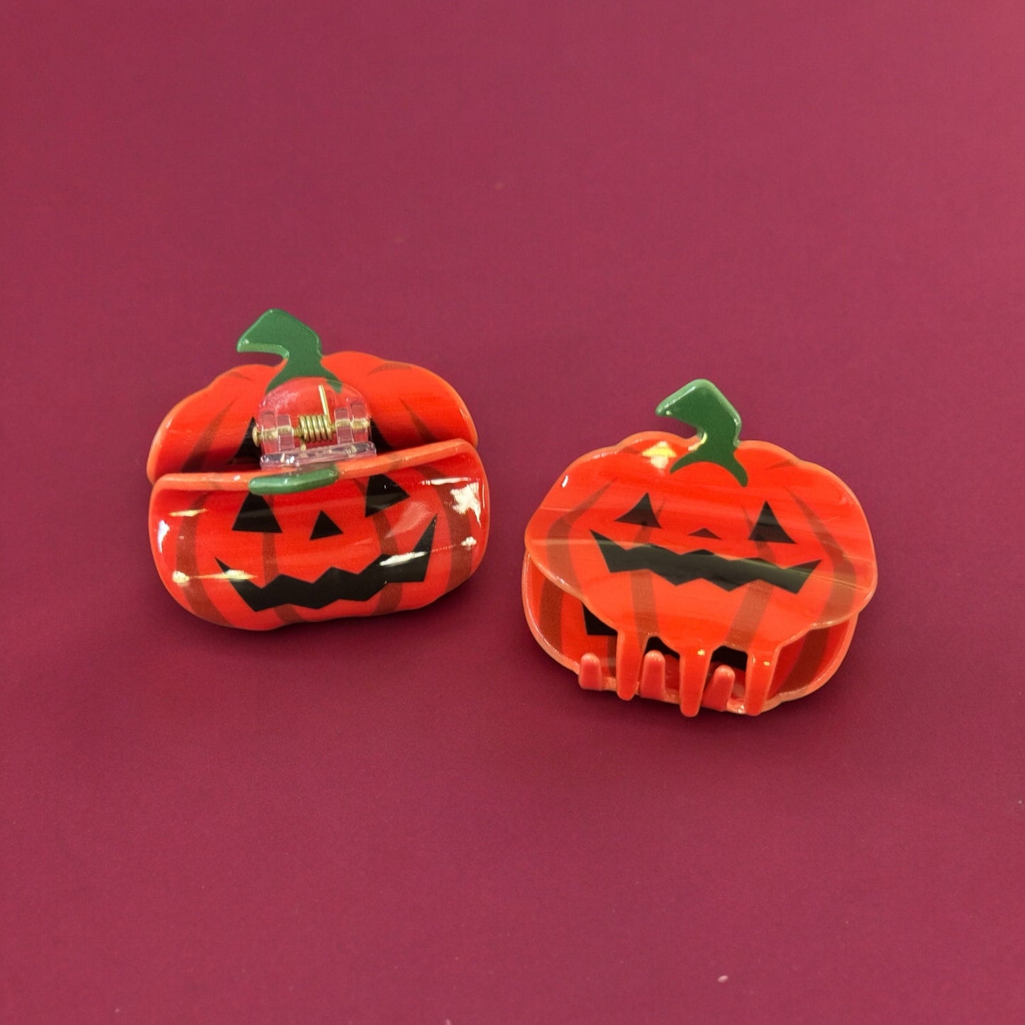 HALLOWEEN PUMPKIN SHAPED CLAW CLIP